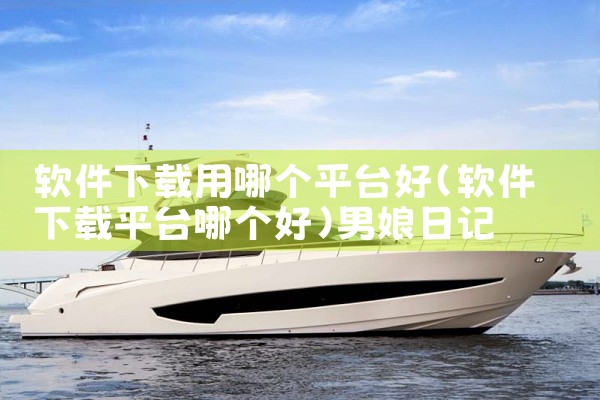 软件下载用哪个平台好|男娘日记